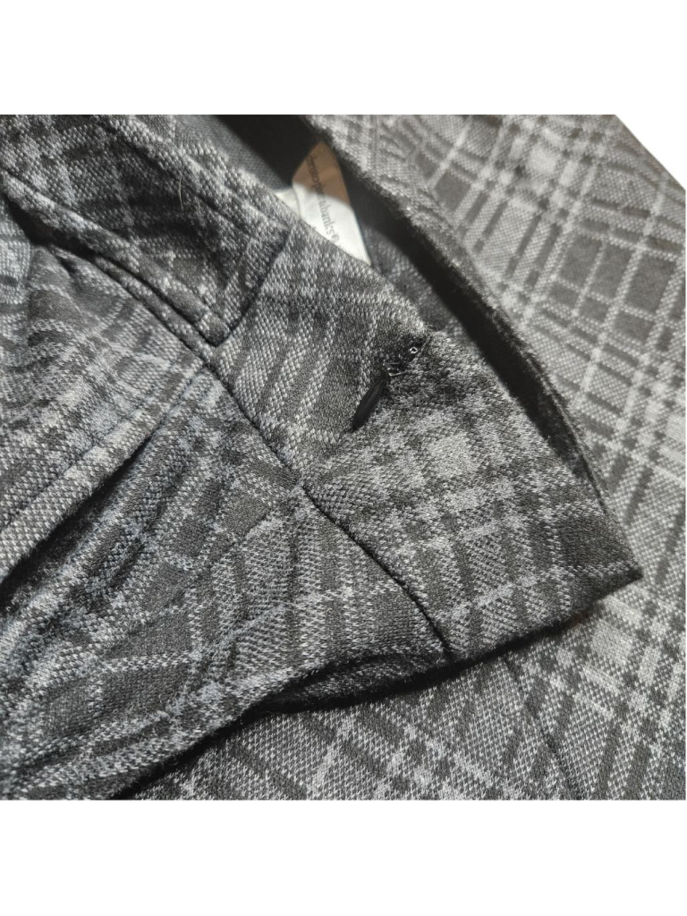 Christopher & Banks 12 Gray Plaid A Line Midi Skirt - Picture 8 of 8